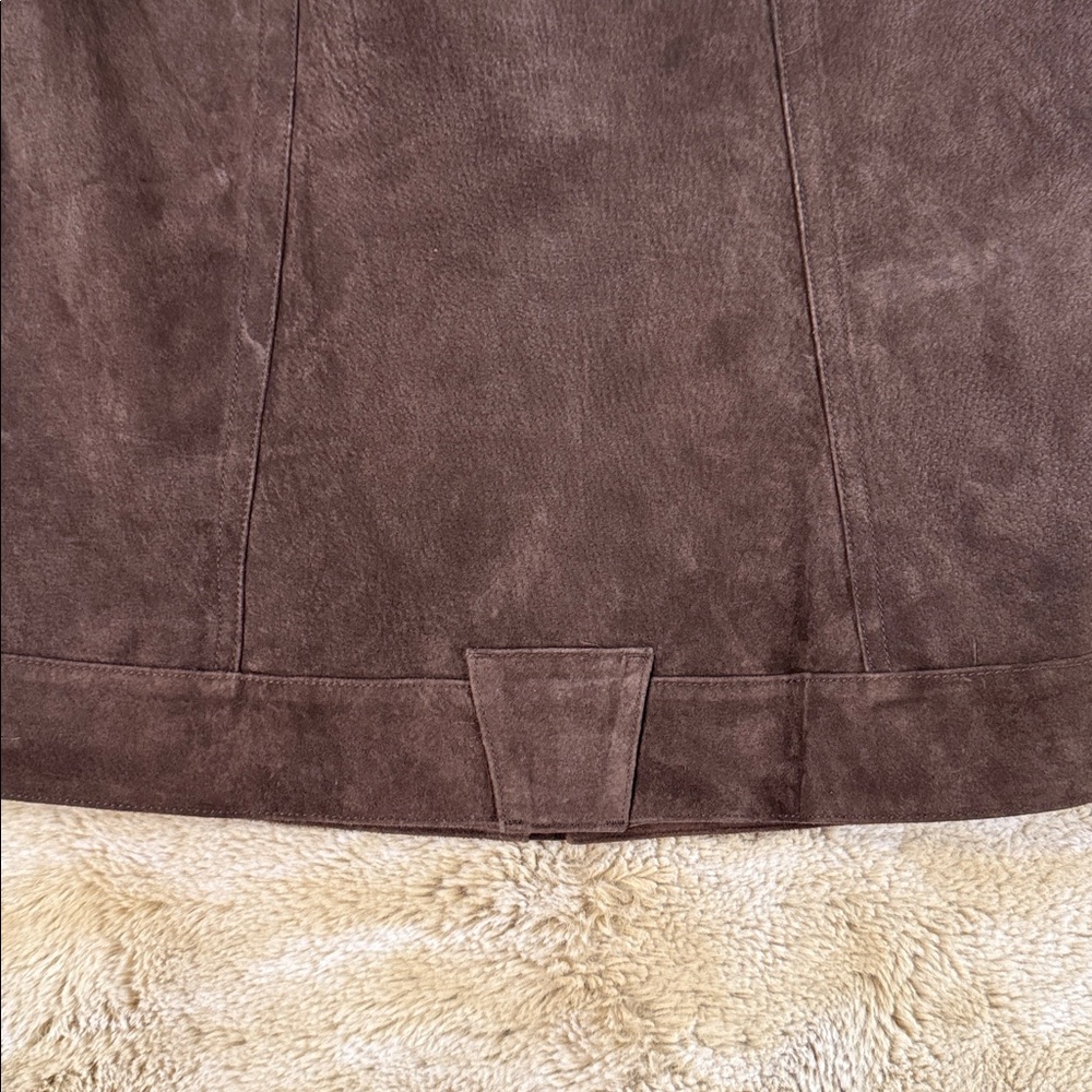 NWT Vintage 90s/Y2K SIZE 1X Jones New York Sport Brown Suede Jacket ~~MSRP $169 - Picture 15 of 16